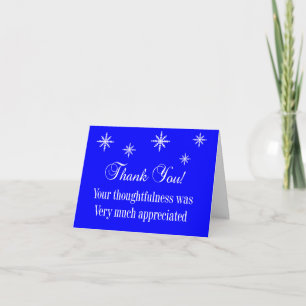 Brevbärare "tack" Notecards Tack Kort