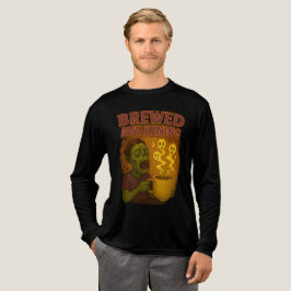 Breved Awakening Zombie Halloween Coffee Älskare T Shirt