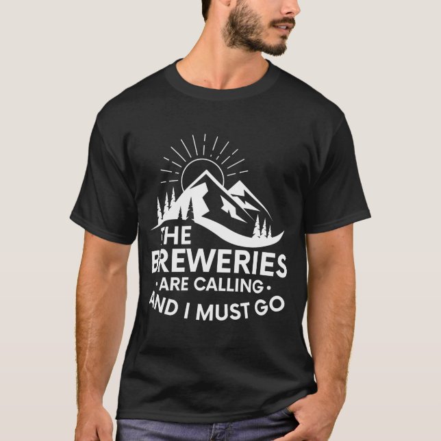 Breven ringer och jag måste gå t shirt (Framsida)