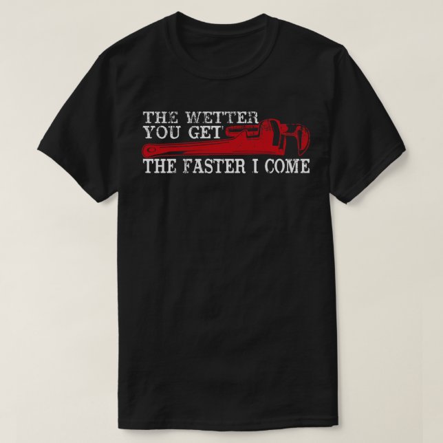 Brevet du får snabbare Kom T Shirt (Design framsida)