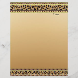 Brevet Guld Leopard Kant