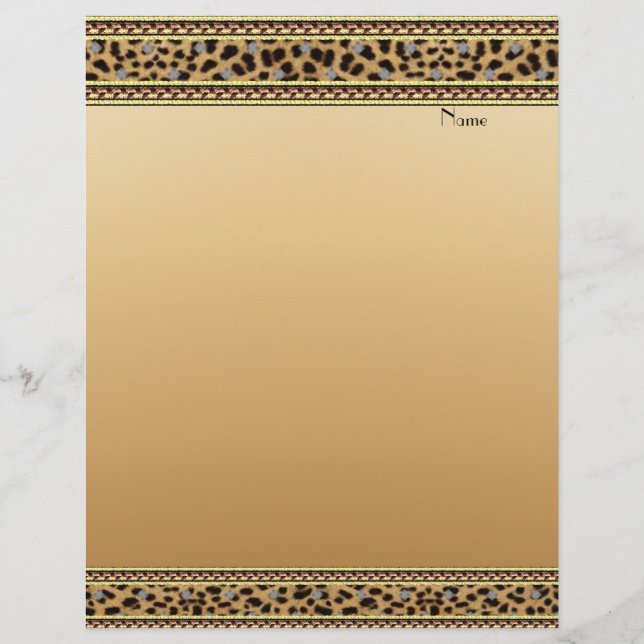 Brevet Guld Leopard Kant (Framsida)