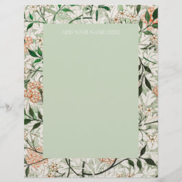 BREVHOUVUD : WILLIAM MORRIS : "JASMINE" BREVHUVUD