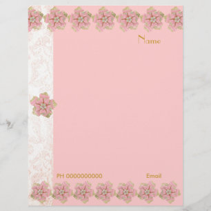 Brevhuvud Blomma Juvel Rosa Kant 2