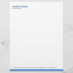 Brevhuvud för grundlinjepanelCerulean
