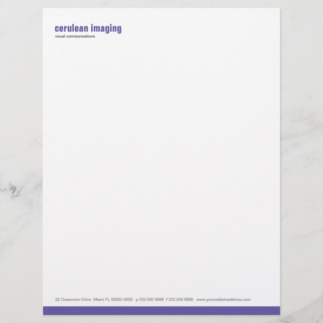 Brevhuvud för grundlinjepanelViolet (Framsida)