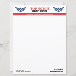 Brevhuvud för säkerhetssystem