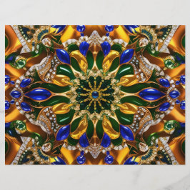 Brevhuvud med brasiliansk Färg design