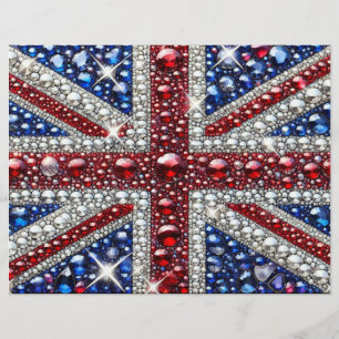 Brevhuvud med brittisk Färg design
