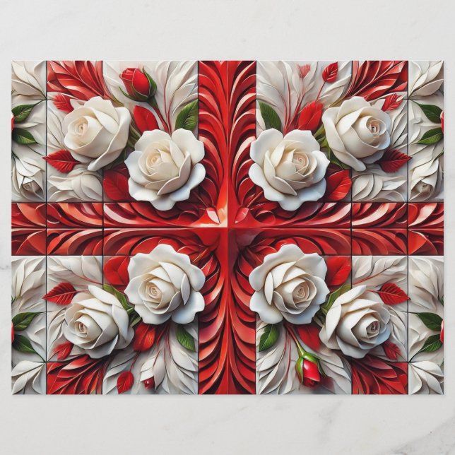 Brevhuvud med engelska Ro Design (Framsida)