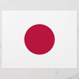 Brevhuvud med Flagga från Japan