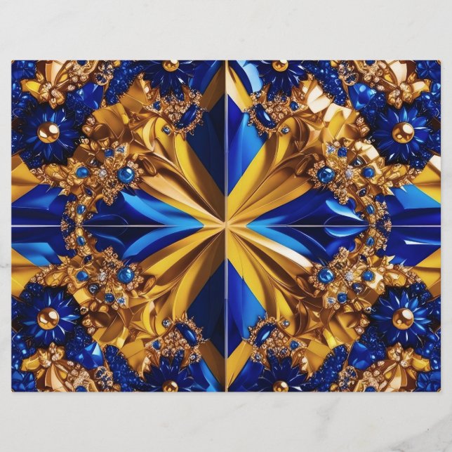 Brevhuvud med Sverige Färg Design (Framsida)