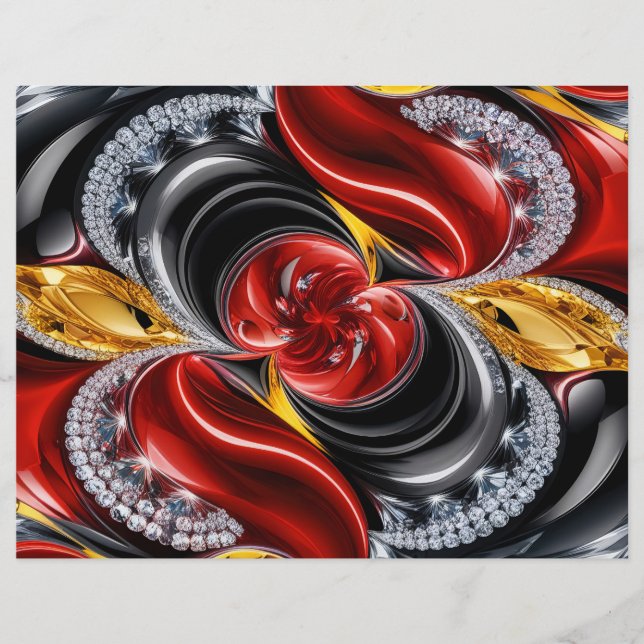 Brevhuvud med tysk Färg-design (Framsida)