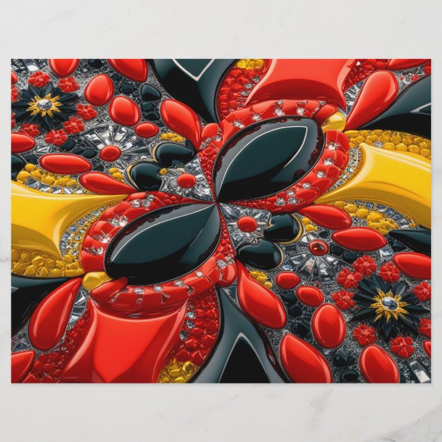 Brevhuvud med Tyskland Färg-design (Framsida)