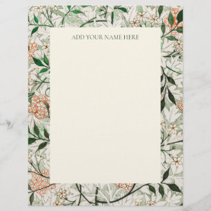 BREVHUVUD: WILLIAM MORRIS : ’JASMINE’ BREVHUVUD