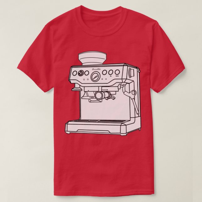 Breville Barista Express Sticker T Shirt (Design framsida)