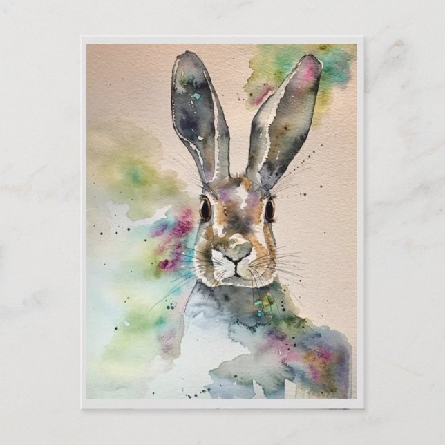 Brevkort - Explosion av Färg i Vår Vykort (Framsida)