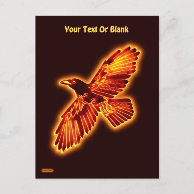 Brevkort för brandrisk vykort (Framsida)