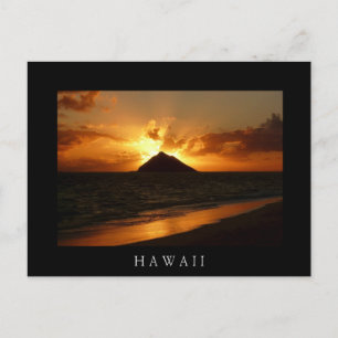 Brevkort för hawaii-soluppgång vykort