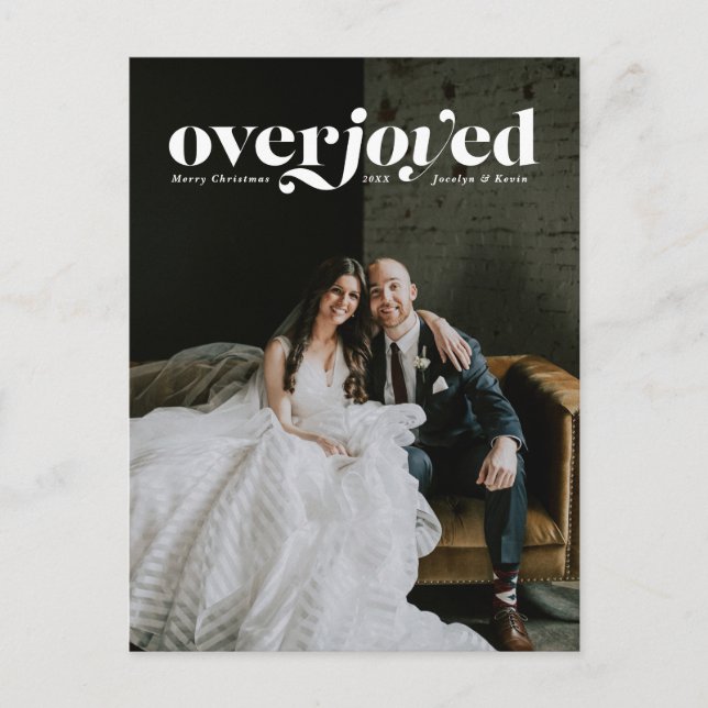 Brevkort för helgdag bröllop helg vykort (Framsida)