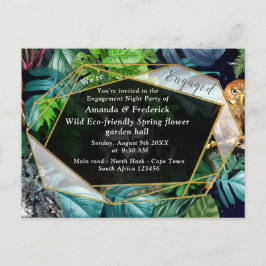 Brevkort för inbjudan till party firande i natt