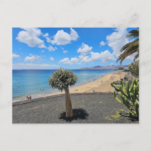 Brevkort för Lanzarote och moln Vykort