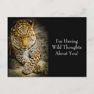 Brevkort för leopard "Vild Thoughts" Vykort