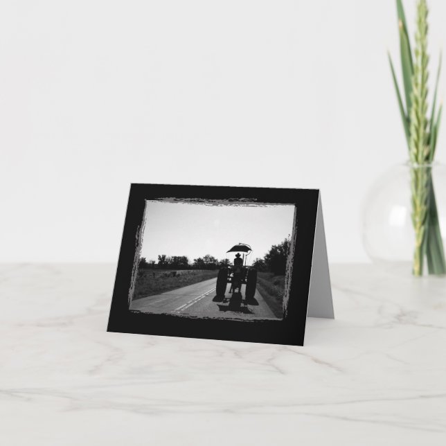 Brevkort för traktoranteckningar kort (Framsida)