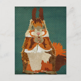 Brevkort från Amber Squirrel Retro Vykort
