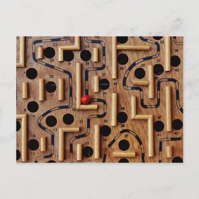 Brevkort från labyrinten vykort (Framsida)