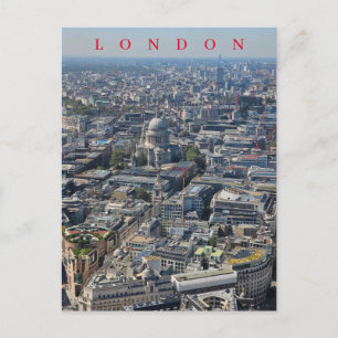 Brevkort från London St.Paul's Cathedral Aerial vi Vykort