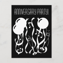 Brevkort från party inbjudan