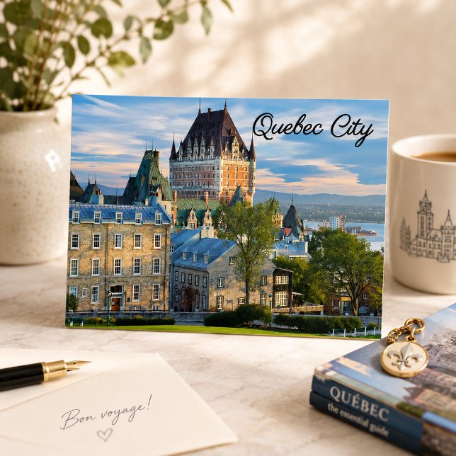BREVKORT FRÅN QUEBEC CITY VYKORT (Skapare uppladdad)