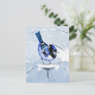 Brevkort från vatten Färg vid jul Vykort