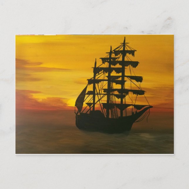 Brevkort i Guld Vykort (Framsida)