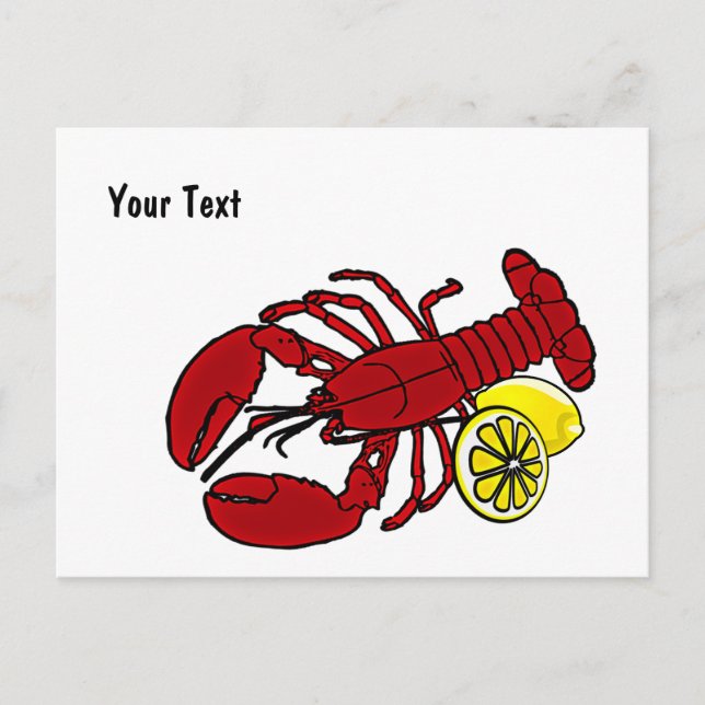 Brevkort - Maine Lobster-vykort Vykort (Framsida)