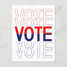 Brevkort till väljare Elegant brevkort till väljar