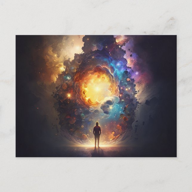 Brevmapp Närvaro gudomlig, andlig upplysning Vykort (Framsida)