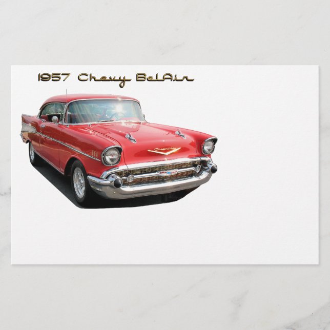 Brevpapper för 57 Chevy BelAir (Framsida)
