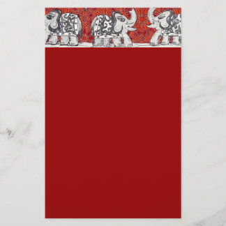Brevpapper för elefantparad 3