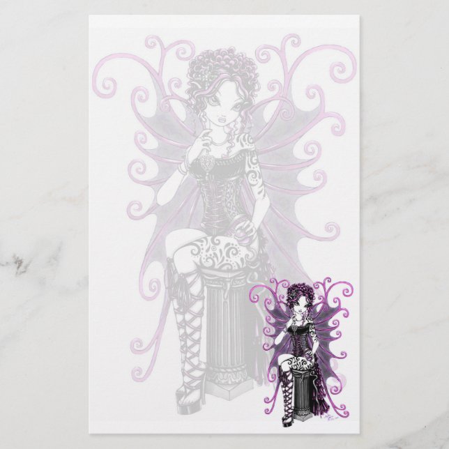 Brevpapper för fe för valentin "för Sasha" Couture (Framsida)