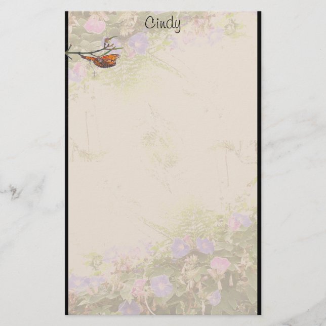 Brevpapper för Fernsmorgonhärlighet (Framsida)