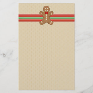 Brevpapper för pepparkaksgubbekakahelgdag