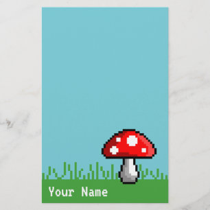 Brevpapper för PIXELchampinjonäng