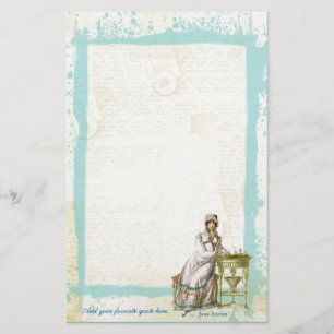 Brevpapper för stil för Jane Austen