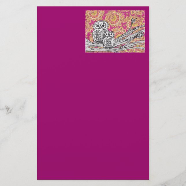 Brevpapper för ugglor 36 (Framsida)
