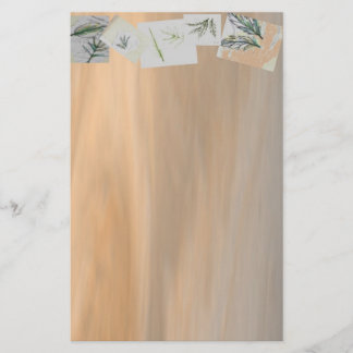 Brevpapper målad öken