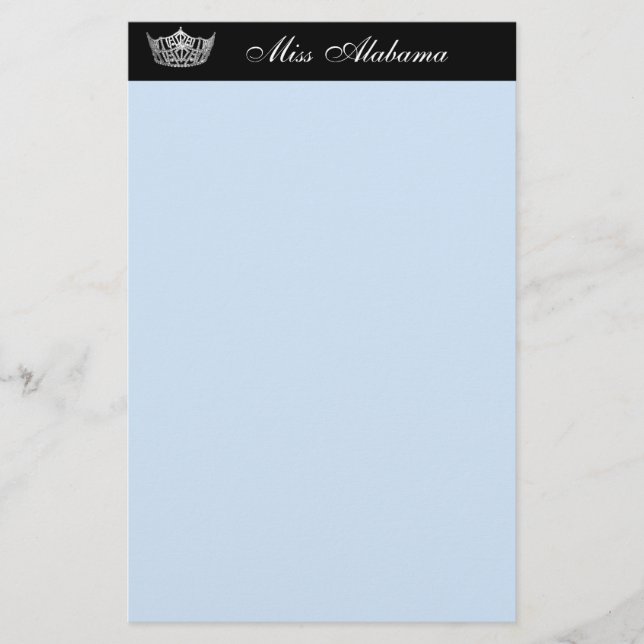 BrevpapperPapper-Skönhetstävling krona & titel Brevpapper (Framsida)
