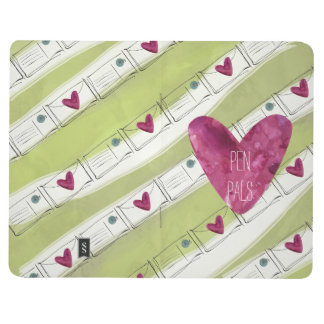 Brevvänvattenfärgjournal Anteckningsbok