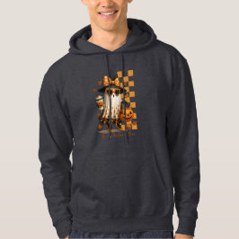 Brew before Boo - Cute Coffee Ghost Halloween Hoodie